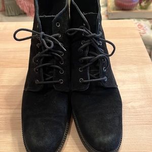 Kenneth Cole, black lace boots